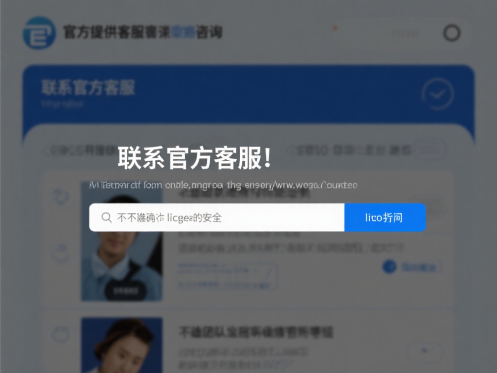 联系官方客服：如果不确定某个链接是否安全，可以通过