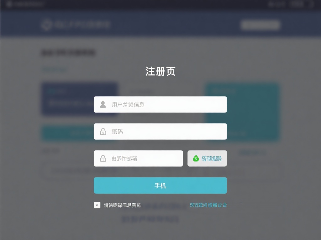 填写基本信息
在注册页面，你需要输入一些基本信息