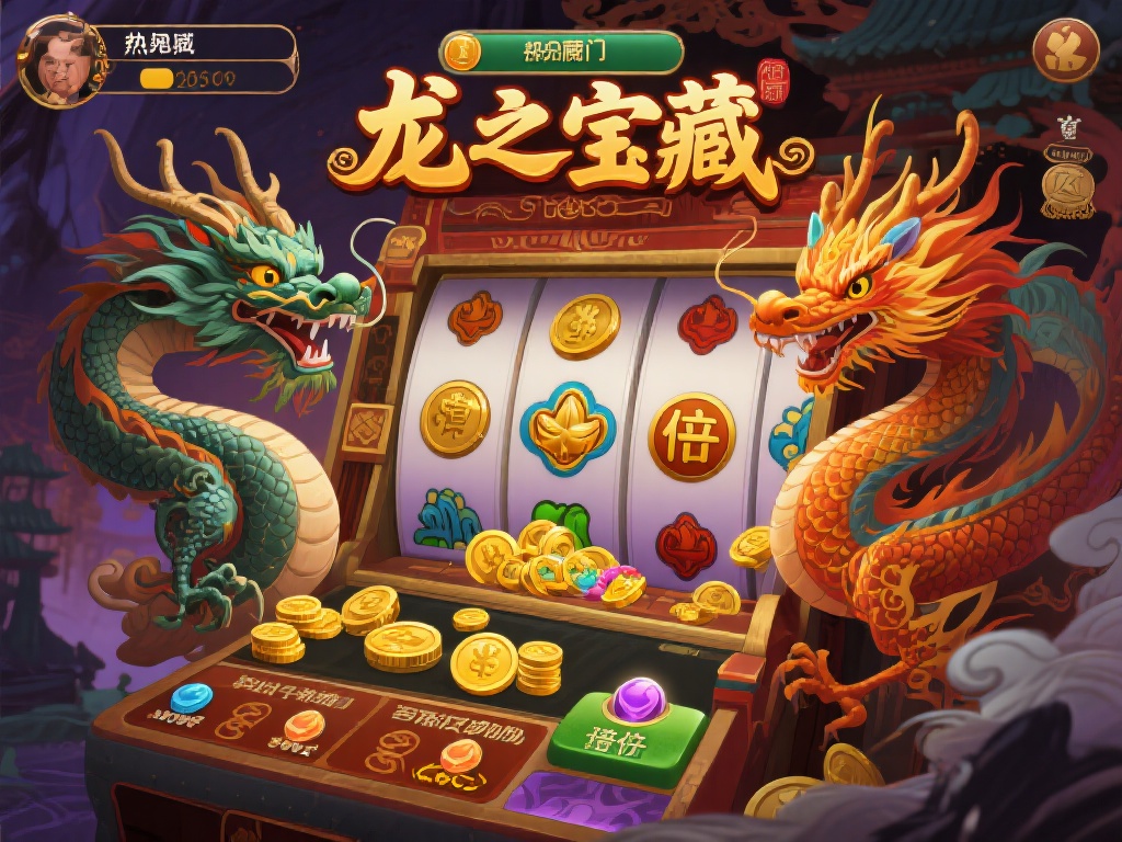 以一款名为“龙之宝藏”的热门游戏为例，这款老虎机以